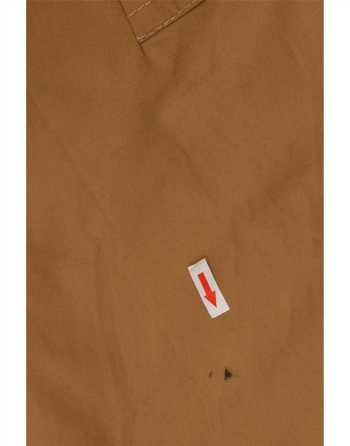 Vintage Herrenmantel UK 40 Große Beige Baumwolle