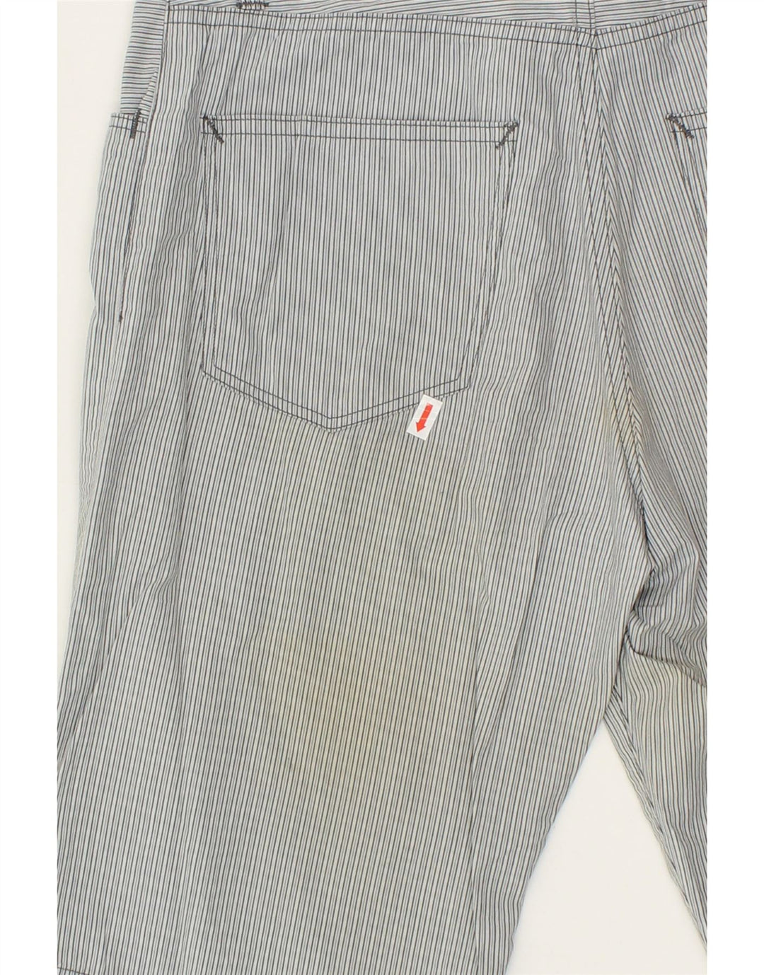 LACOSTE Mens Casual Shorts W30 Medium  Grey Pinstripe Cotton Vintage Lacoste and Second-Hand Lacoste from Messina Hembry 