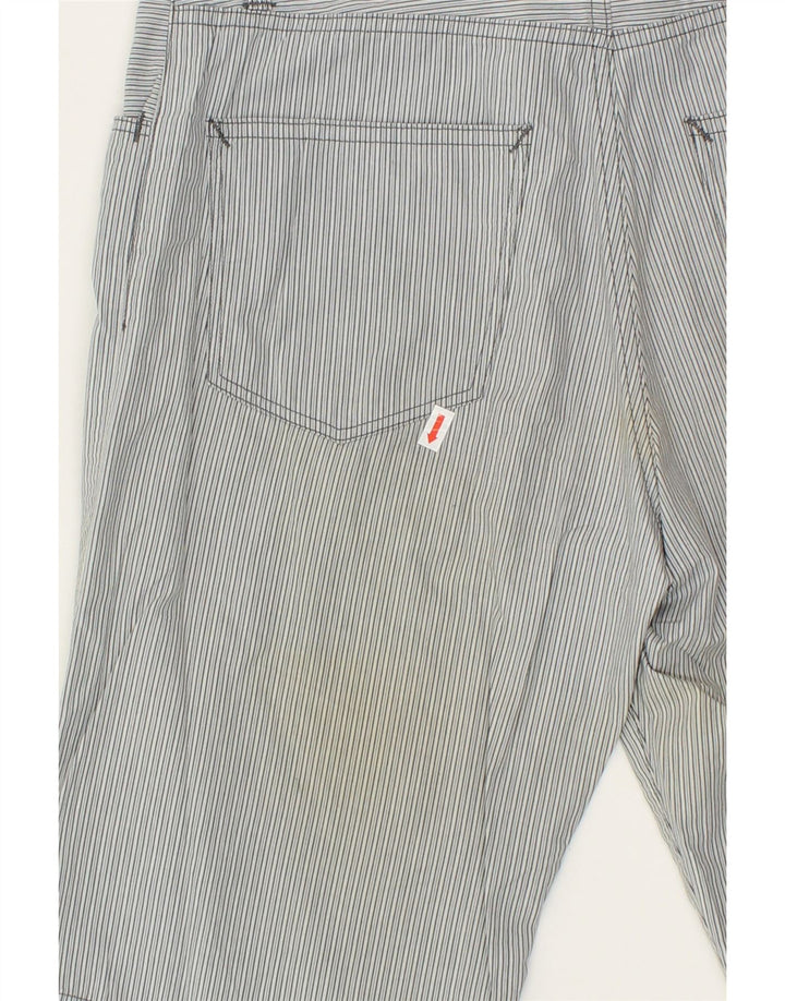 LACOSTE Mens Casual Shorts W30 Medium  Grey Pinstripe Cotton Vintage Lacoste and Second-Hand Lacoste from Messina Hembry 