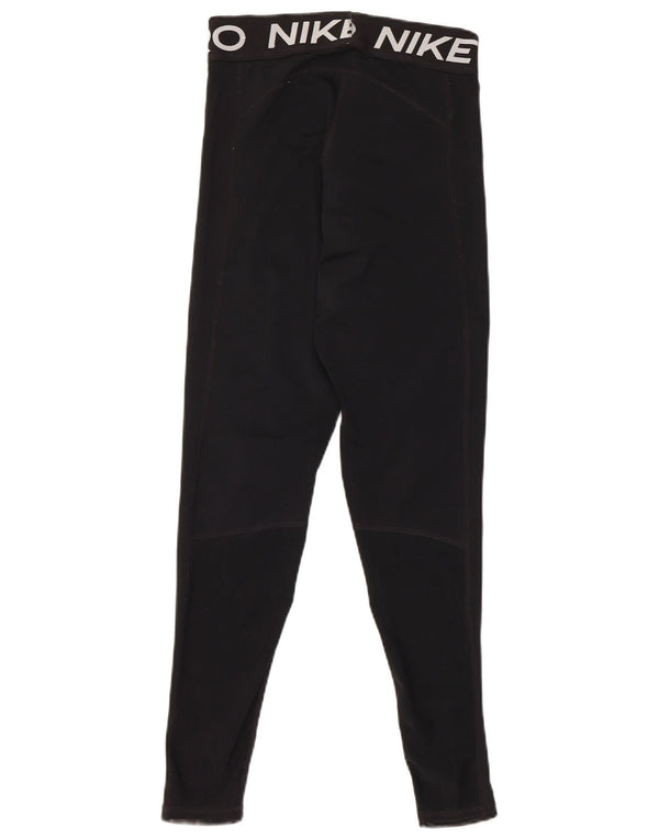 Nike Damen-Leggings mit Grafik, Größe S, Schwarz, Polyester
