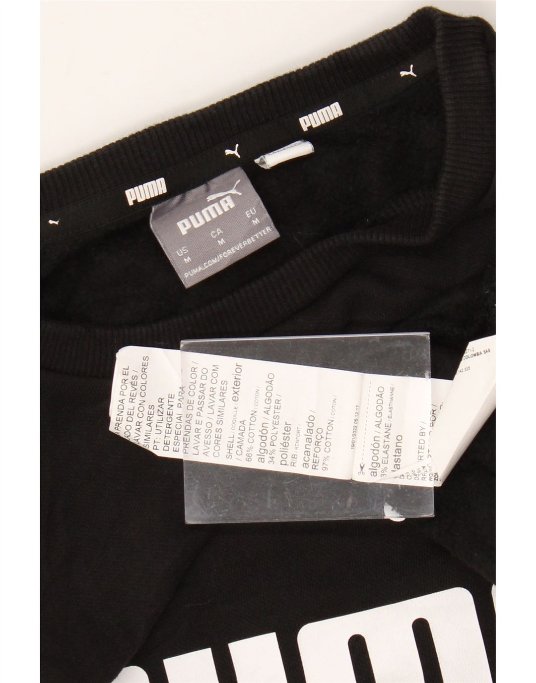 PUMA Herren Grafik-Sweatshirt-Pullover, mittelschwarz, Baumwolle