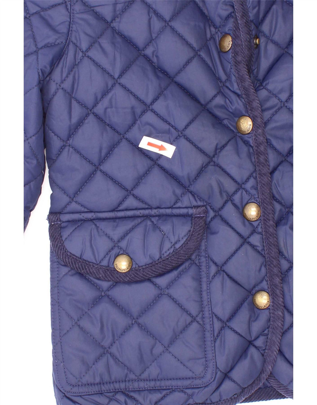 Polo Ralph Lauren Steppjacke für Mädchen, 5–6 Jahre, Marineblau, Polyester