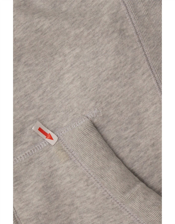 SUPERDRY Herren-Kapuzenpullover mit grafischem Reißverschluss, Größe S, Grau, Baumwolle