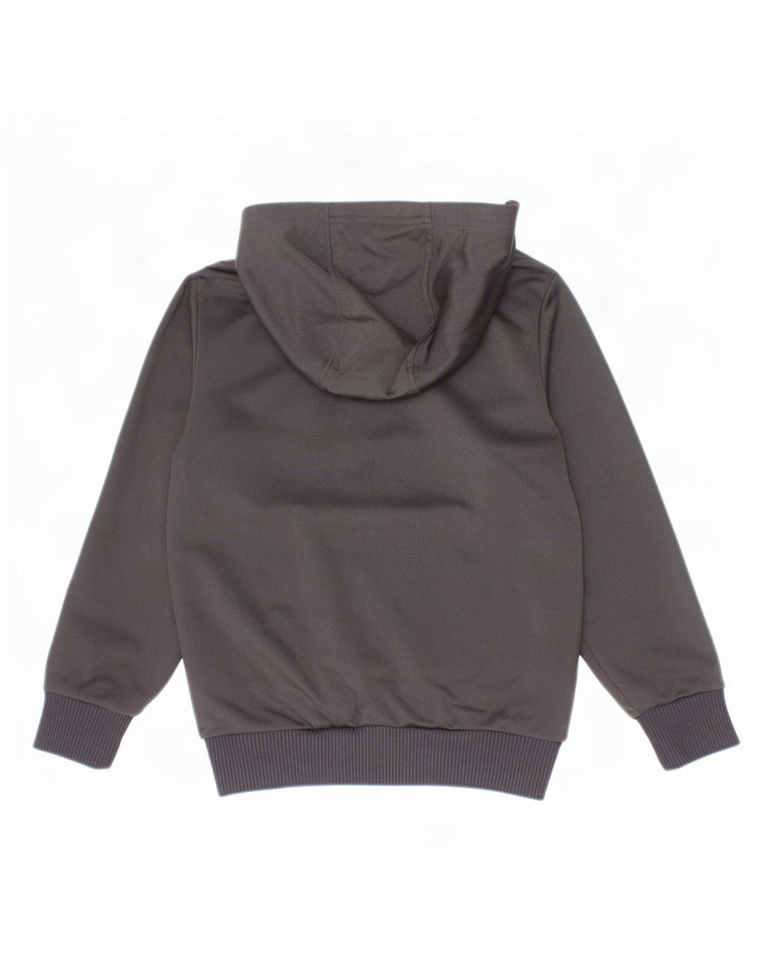 Adidas Jungen Kapuzenpullover mit Reißverschluss, 4–5 Jahre, schwarzes Polyester