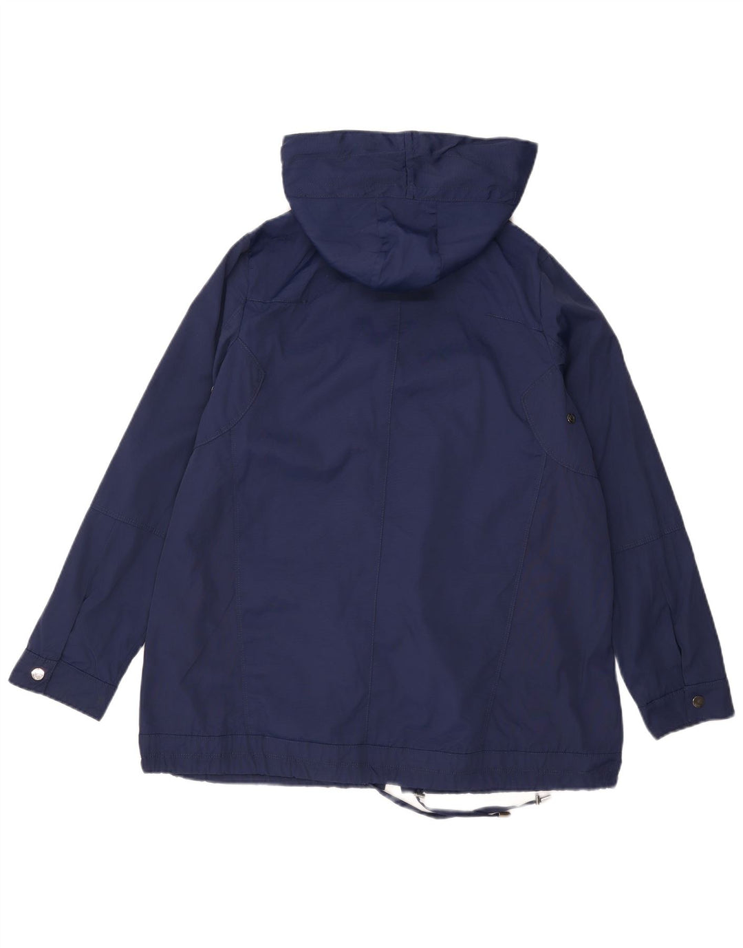 Zara Damen-Parka mit Kapuze, UK 14, mittelmarineblaues Nylon