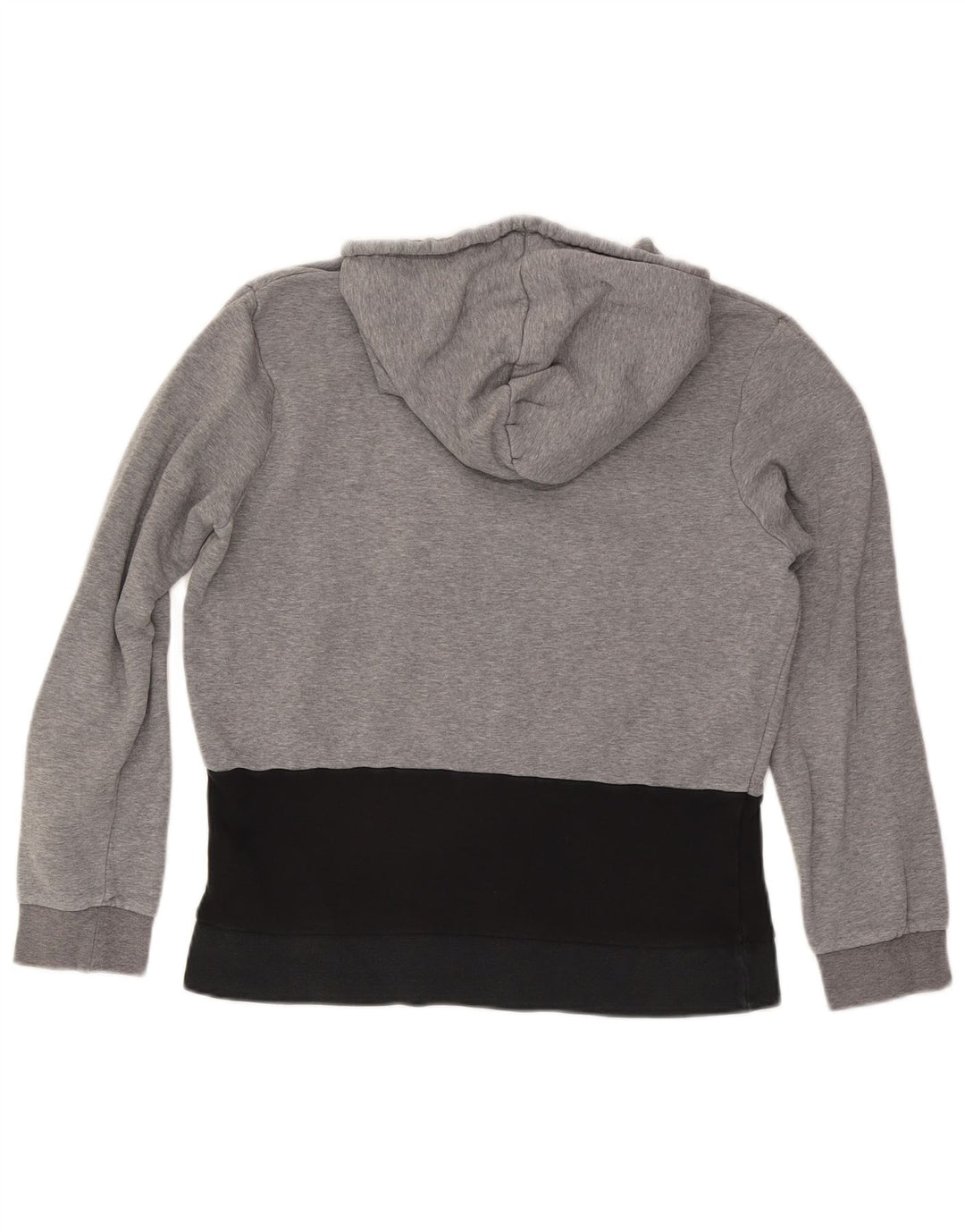 Jordan Herren-Kapuzenpullover mit grafischem Print, mittelgraue Colourblock-Baumwolle