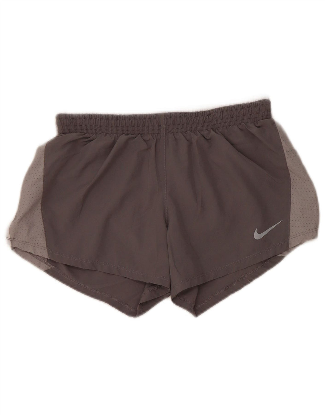 Nike Damen Dri Fit Sport Shorts UK 10 Small Grau Polyester