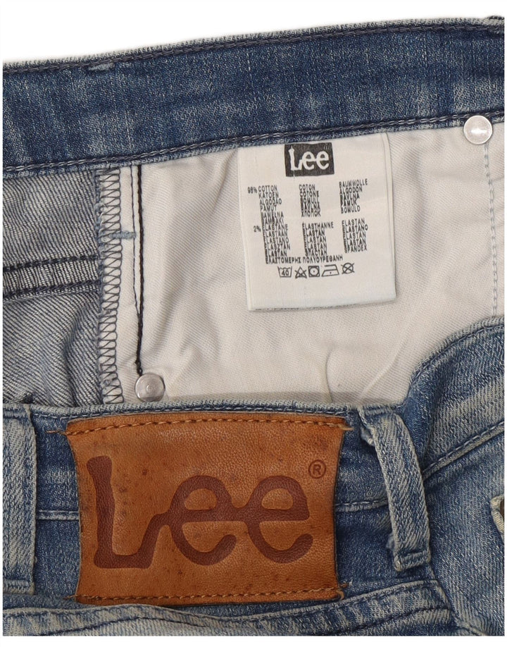 Lee Herren Lowell Denim Shorts W30 mittelblaue Baumwolle