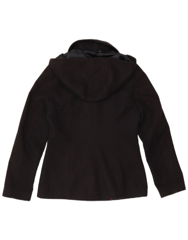 LAURA ASHLEY Damen-Blazer mit Kapuze und 5 Knöpfen, Gr. 10, Marineblau