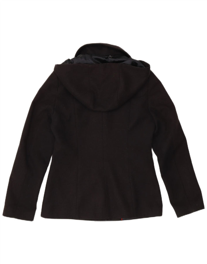 LAURA ASHLEY Damen-Blazer mit Kapuze und 5 Knöpfen, Gr. 10, Marineblau