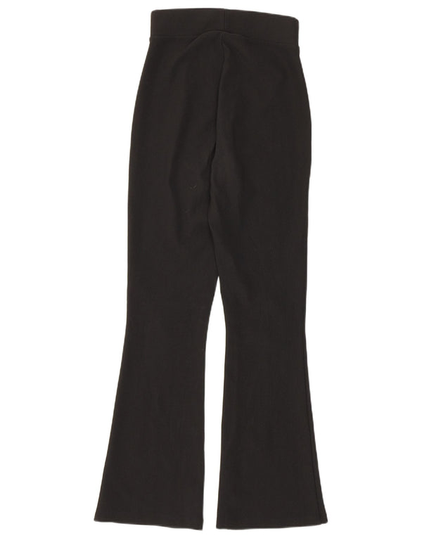 Zara Damen Flare Leggings UK 4 XS Schwarz