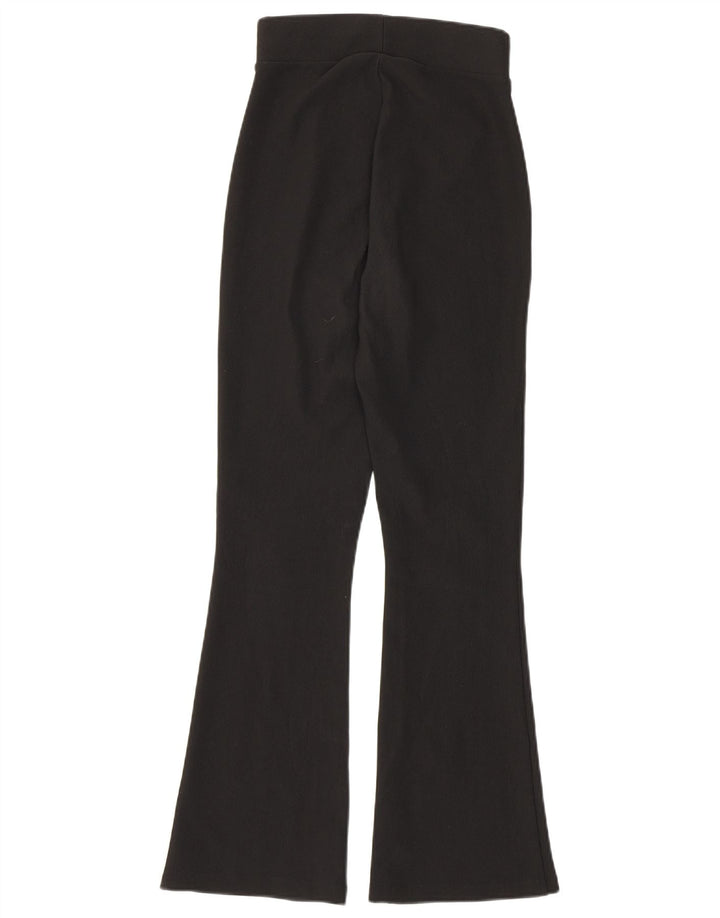 Zara Damen Flare Leggings UK 4 XS Schwarz