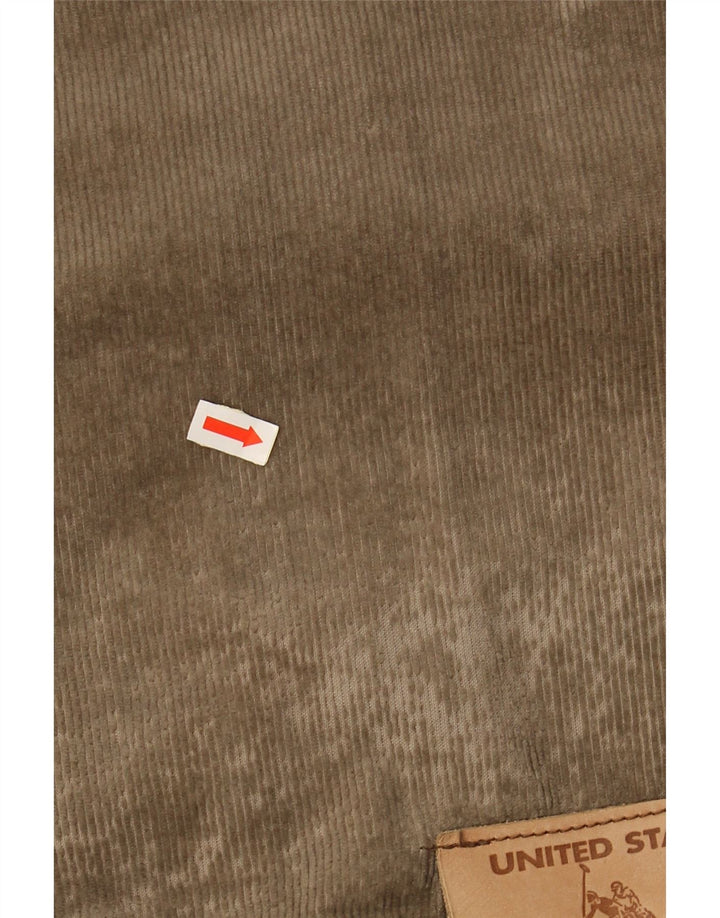 US POLO ASSN. Herren Cordjacke UK 42 XL Beige