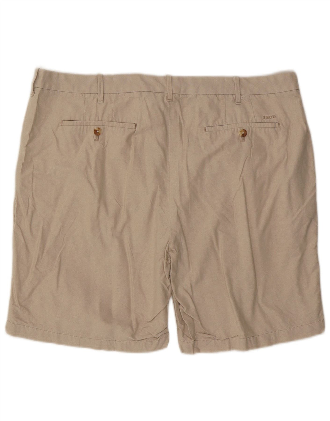 Izod Herren Chinoshorts W42 2XL Beige Baumwolle
