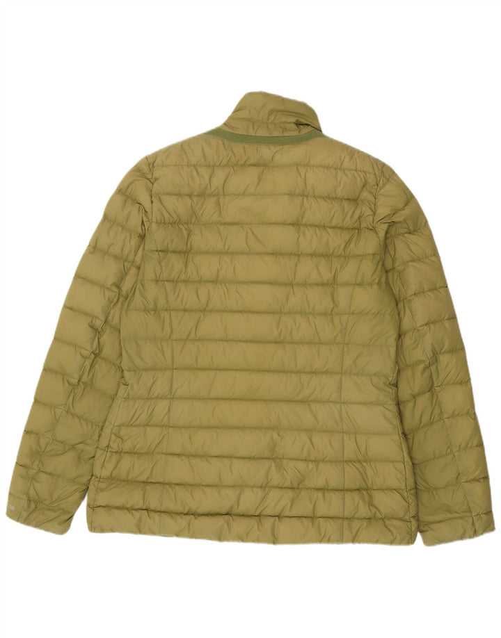 Geox Damen Wattierte Jacke UK 14 Large Grün Polyamid