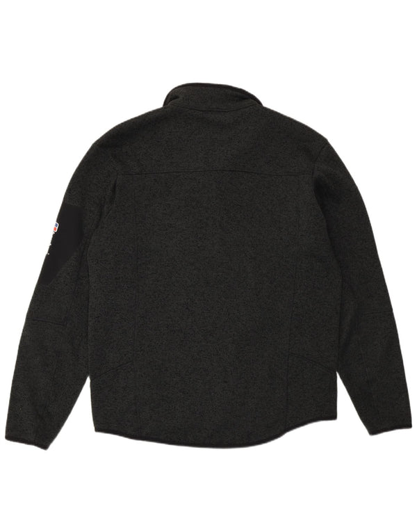 Berghaus Herren-Trainingsanzug-Top-Jacke, großes grau geflecktes Polyester