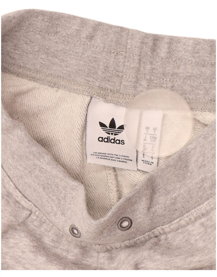 ADIDAS Herren Sport Shorts Kleine graue Baumwolle