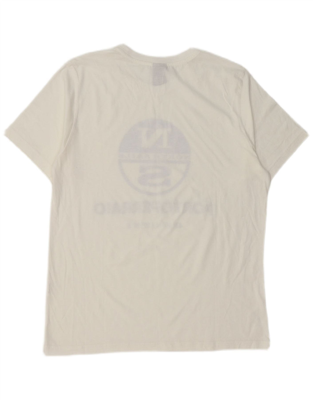 North Sails Herren-T-Shirt mit Grafik, Größe L, Weiß