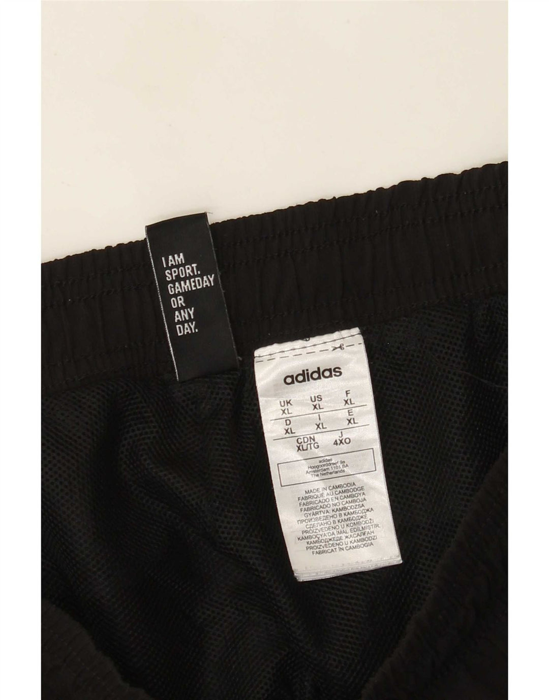 Adidas Herren Trainingshose Jogger XL Schwarz Polyester