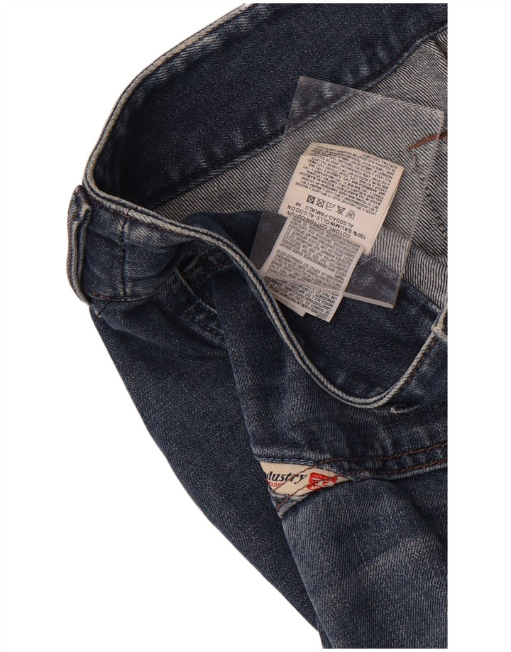 Diesel Damen Bootcut Jeans W32 L32 Blaue Baumwolle