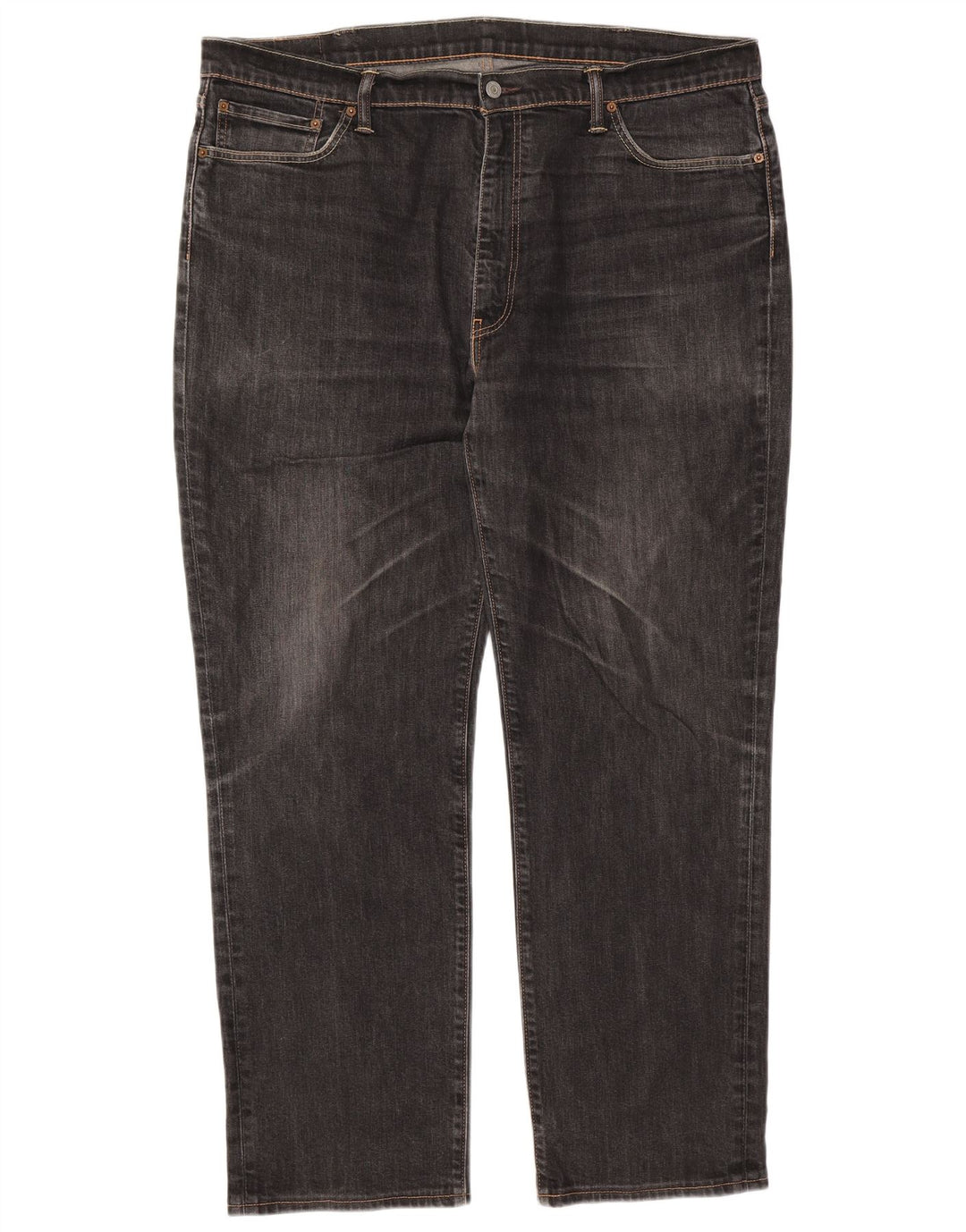 Levi's Herren 541 Tapered Jeans W42 L31 Schwarze Baumwolle