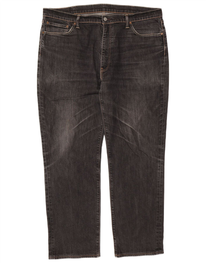 Levi's Herren 541 Tapered Jeans W42 L31 Schwarze Baumwolle