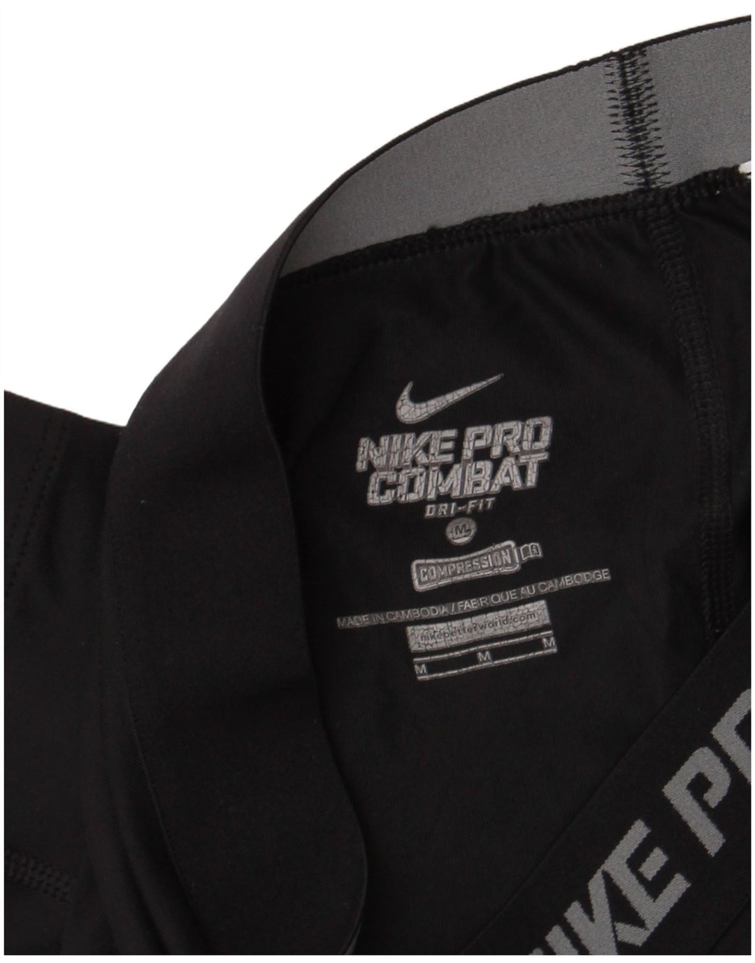 Nike Damen Dri Fit Graphic Capri Leggings UK 12 Medium Schwarz