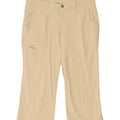 EDDIE BAUER Womens Straight Cargo Capri Trousers US 4 Small W32 L20 Beige Vintage Eddie Bauer and Second-Hand Eddie Bauer from Messina Hembry 