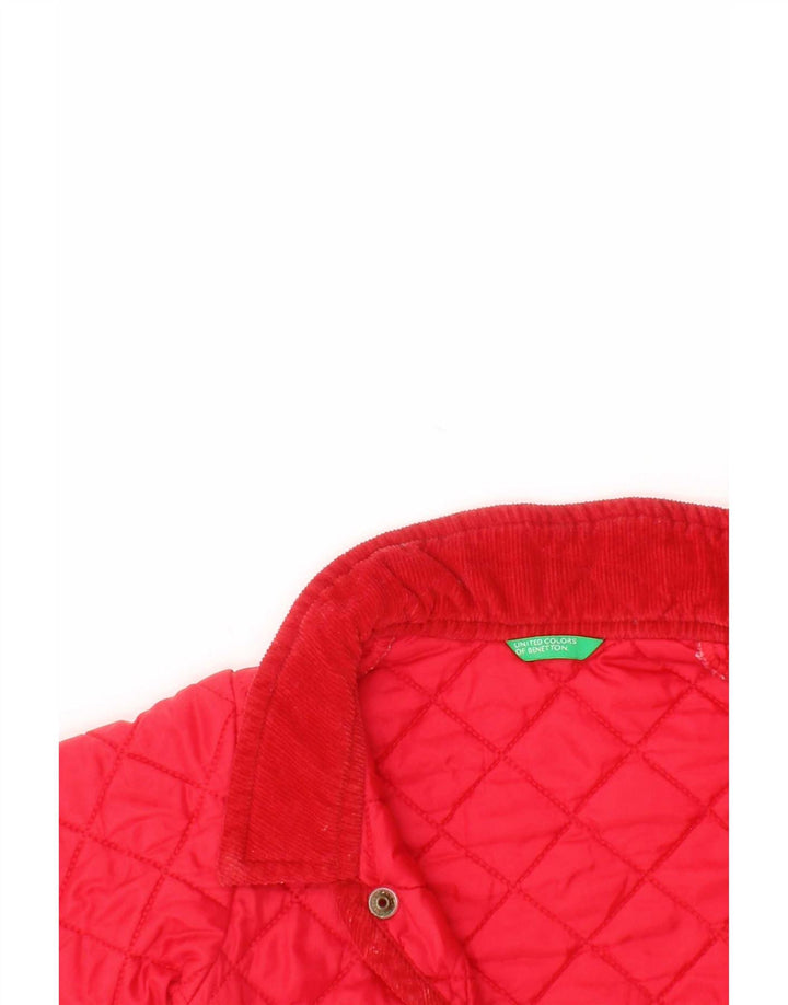 Benetton Steppjacke für Jungen, 6–9 Monate, Rot, Polyamid