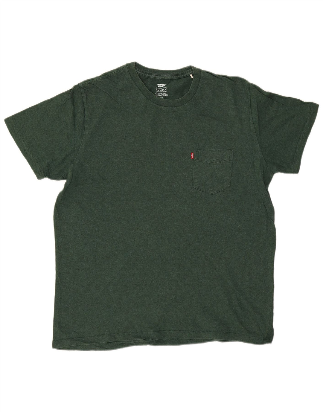 Levi's Herren T-Shirt Top Large Grün