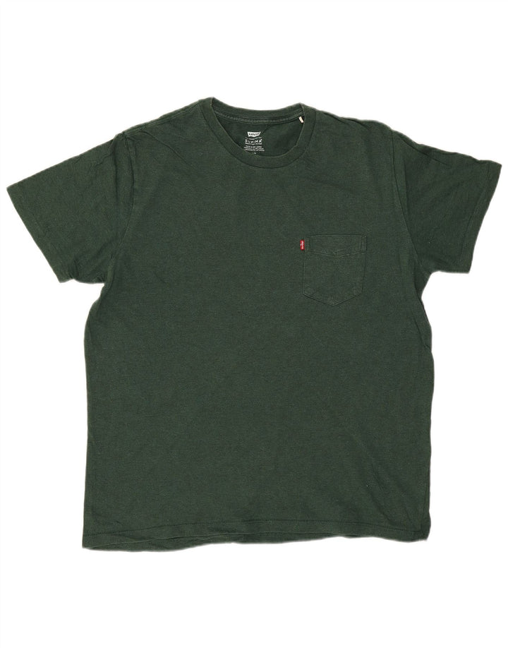 Levi's Herren T-Shirt Top Large Grün