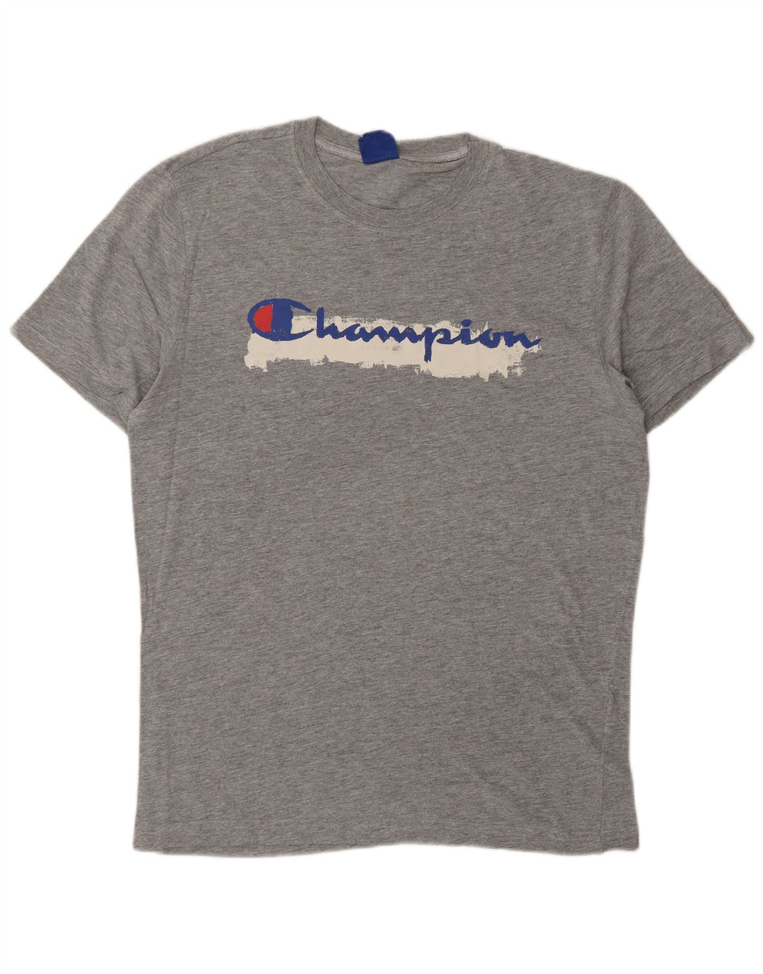 CHAMPION Herren-T-Shirt mit Grafik, groß, grau meliert