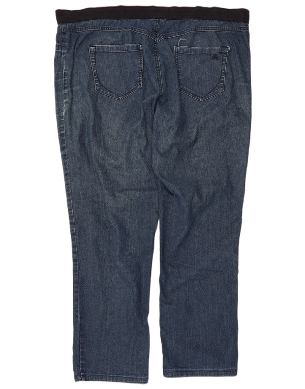 Marks & Spencer Damen Autograph Straight Jeans UK 18 XL W44 L29 Blau