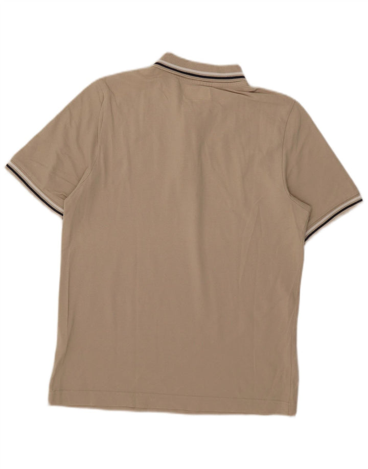 Kappa Herren Poloshirt Small Beige Baumwolle