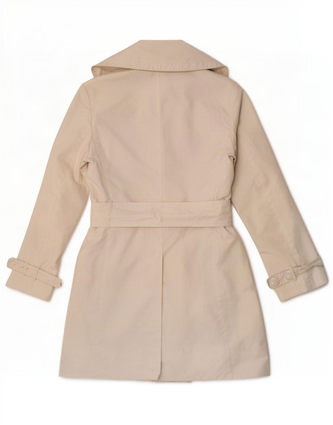 Max & Co. Damen Trenchcoat UK 12 Medium Off White Polyamid