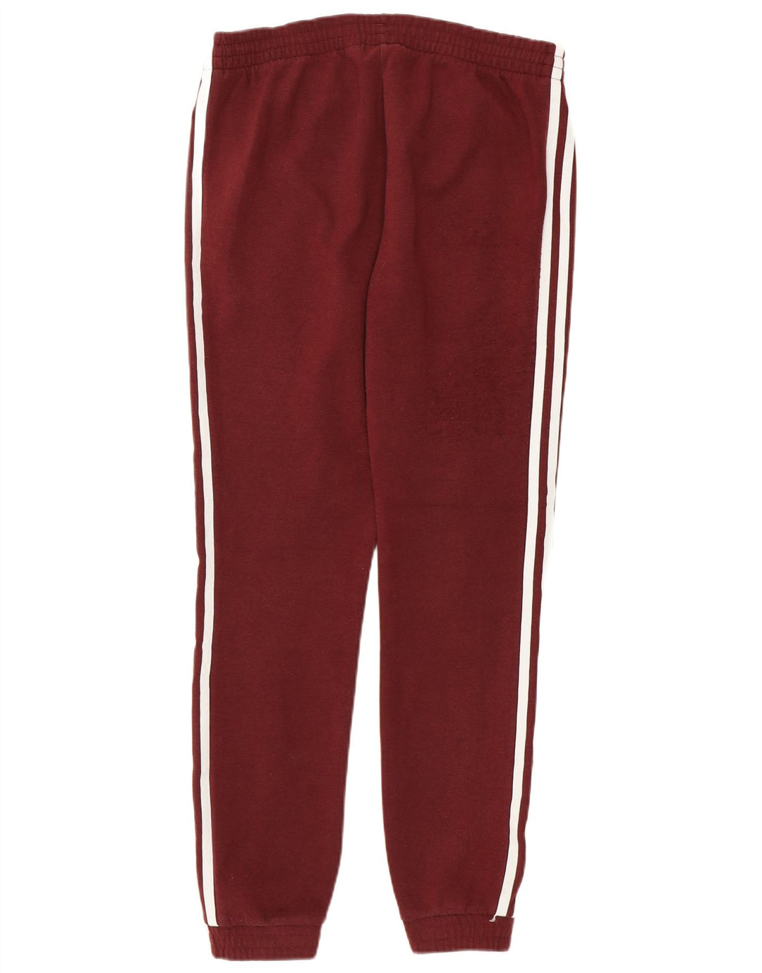 Adidas Damen Trainingshose Jogger UK 10 Small Burgund Polyester