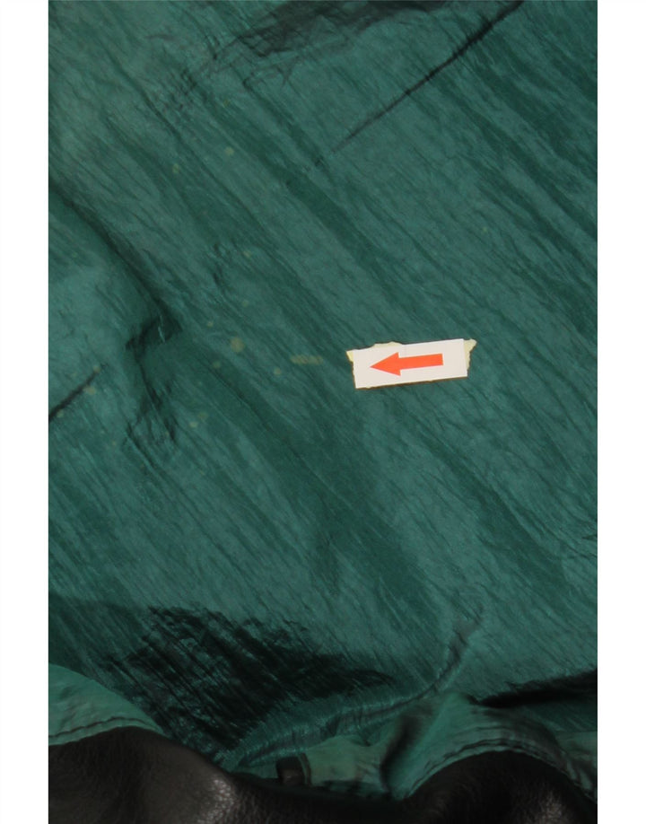 BERTO LUCCI Herren Leder Bikerjacke UK 36 Small Schwarzes Leder