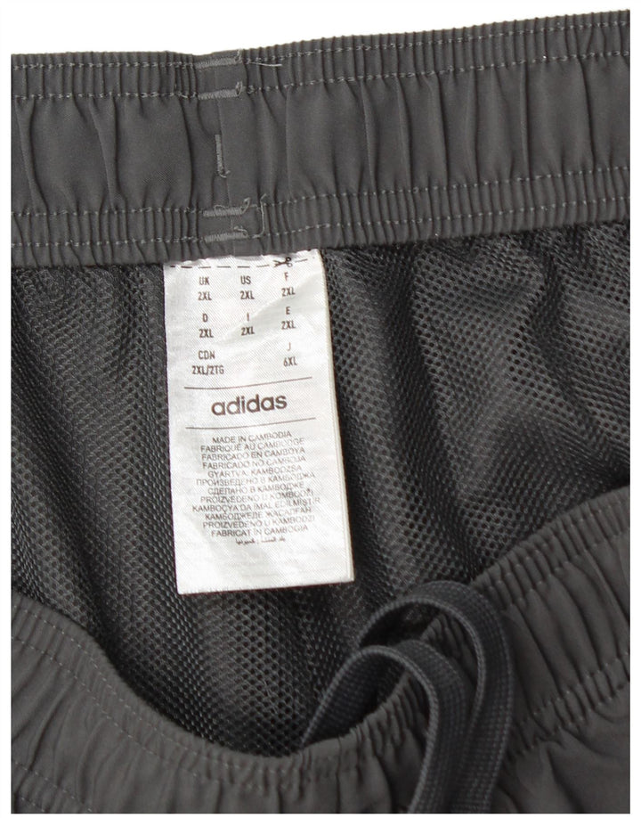 ADIDAS Mens Sport Shorts 2XL  Grey Polyester