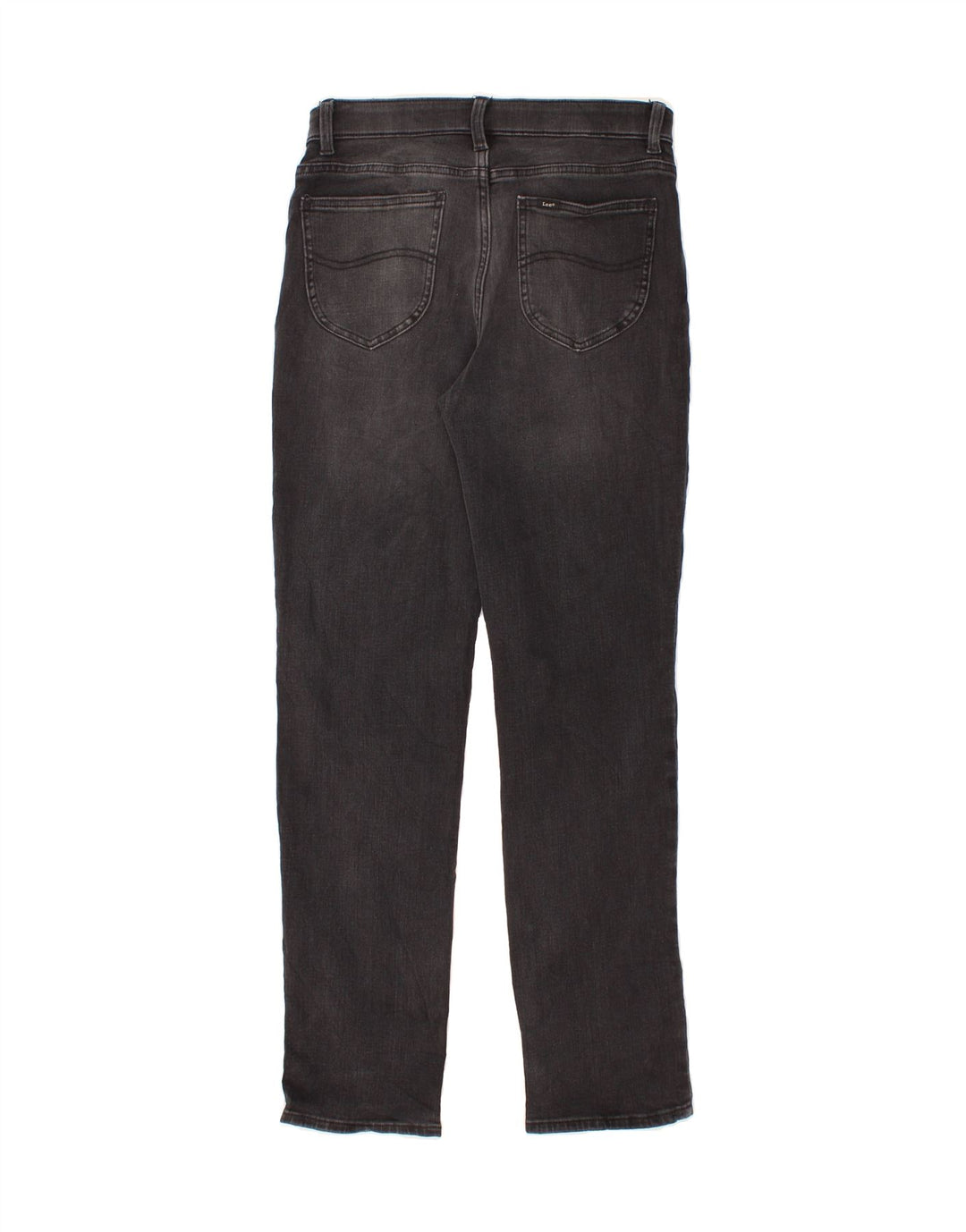 LEE Womens Mid Rise Slim Fit Straight Jeans US 6 Medium W30 L30 Black Vintage Lee and Second-Hand Lee from Messina Hembry 