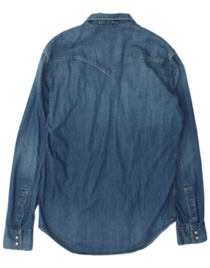 Levi's Herren Jeanshemd Mittelblau