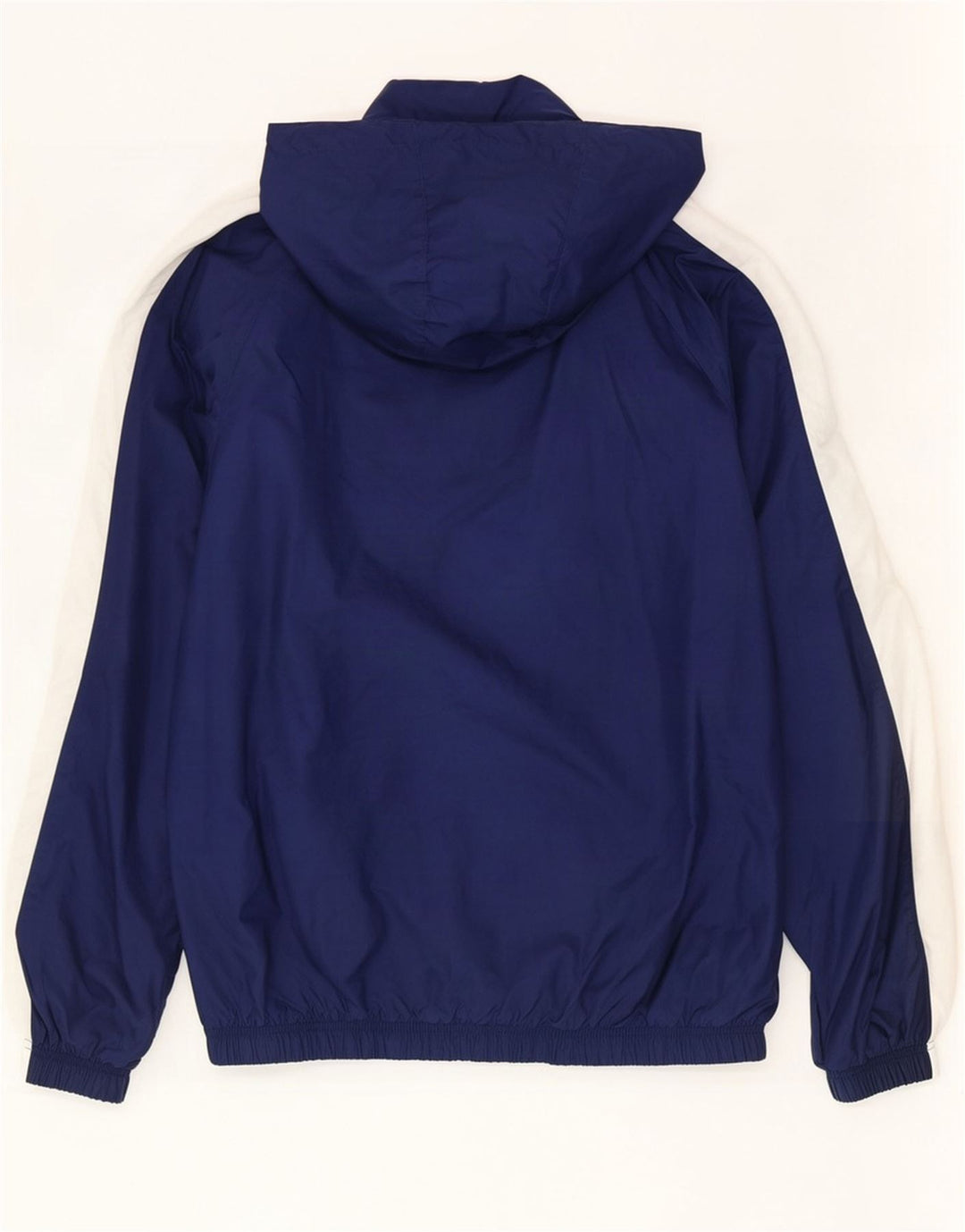Nike Herren-Trainingsanzug mit Kapuze, Jacke, klein, marineblaues Colourblock-Nylon