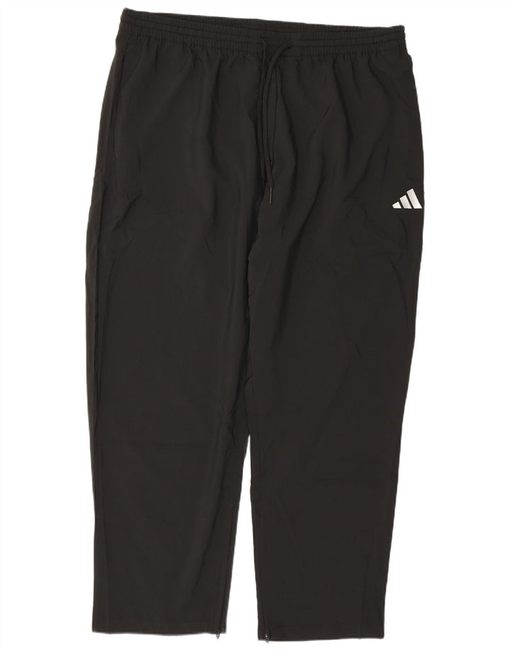 ADIDAS Mens Tracksuit Trousers 2XL  Black Polyester