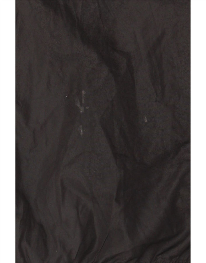 Ellesse Herren-Regenjacke mit Kapuze und Grafik, UK 36, Größe S, Schwarz, Polyester