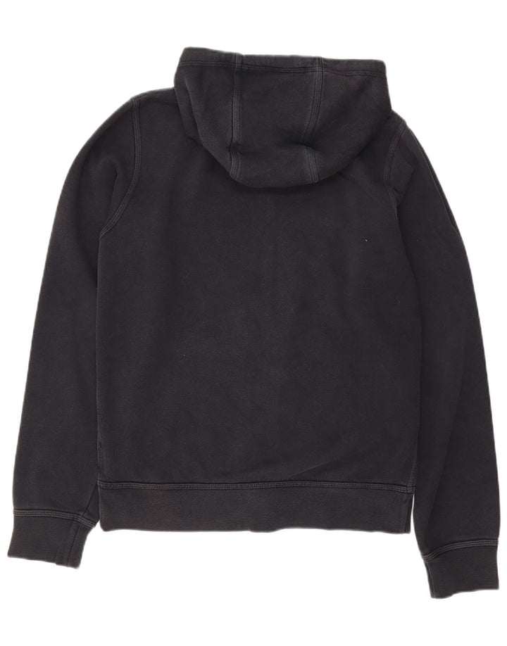 Nike Herren-Kapuzenpullover mit Reißverschluss, Größe S, schwarze Baumwolle