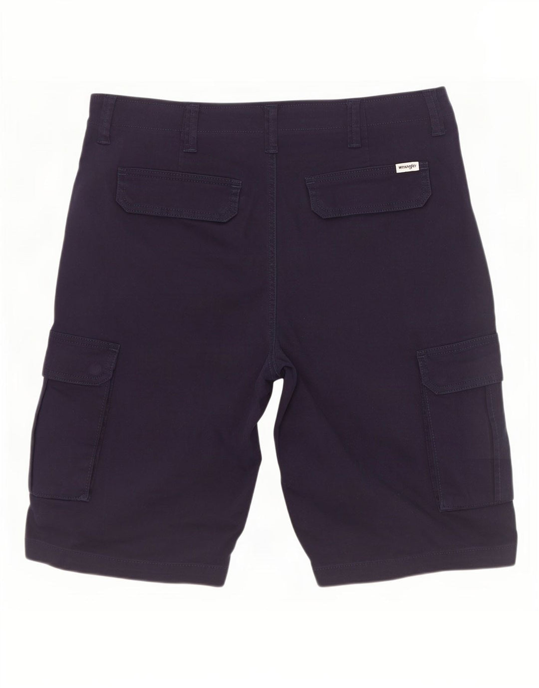 Wrangler Mens Casey Cargo Shorts W33 Medium Navy Blue Cotton