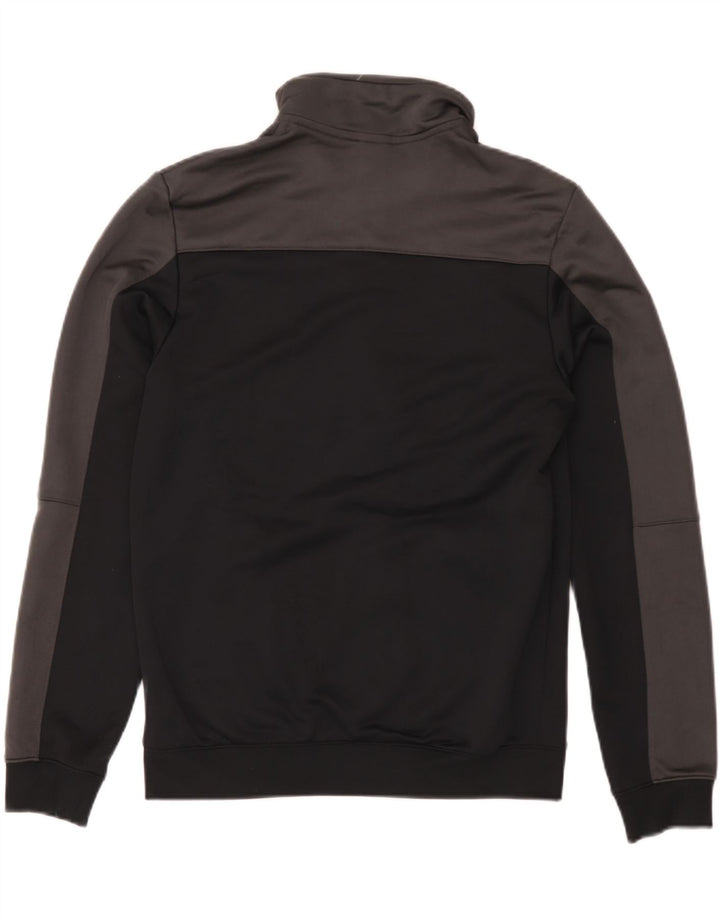 Nike Herren-Trainingsanzugoberteil, Jacke, Größe S, Schwarz, Colourblock-Polyester