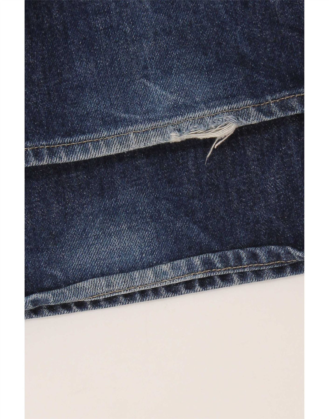 Diesel Herren Straight Jeans W38 L30 Marineblaue Baumwolle