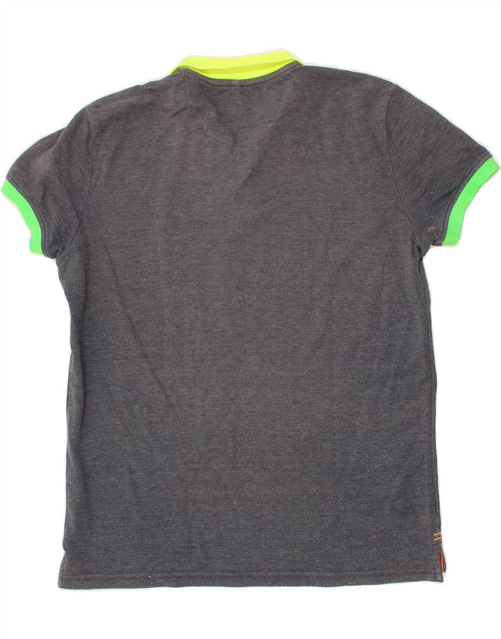 INVICTA Mens Polo Shirt Medium Grey Cotton Vintage Invicta and Second-Hand Invicta from Messina Hembry 