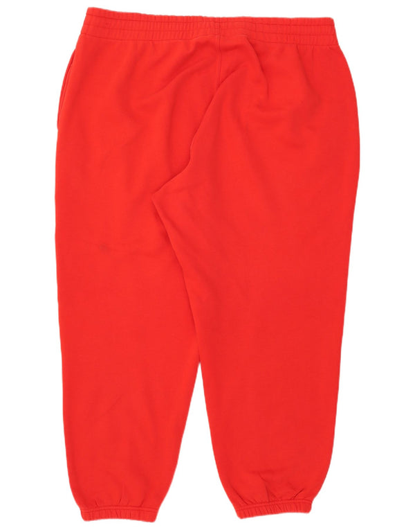 Adidas Damen Trainingshose Jogger UK 24/26 2XL Rote Baumwolle