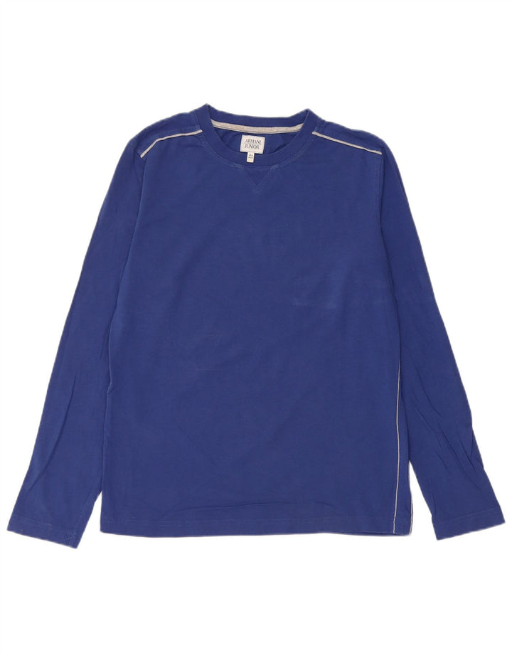 Armani Junior Jungen Top Langarm 13-14 Jahre Blau